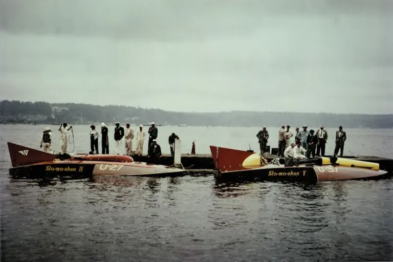 1951 Slo-mo-shun V Slo-mo-shun IV dock Seattle