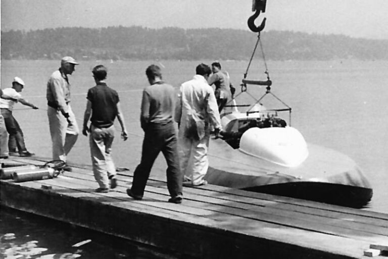1951 Hurricane IV exiting water Seattle