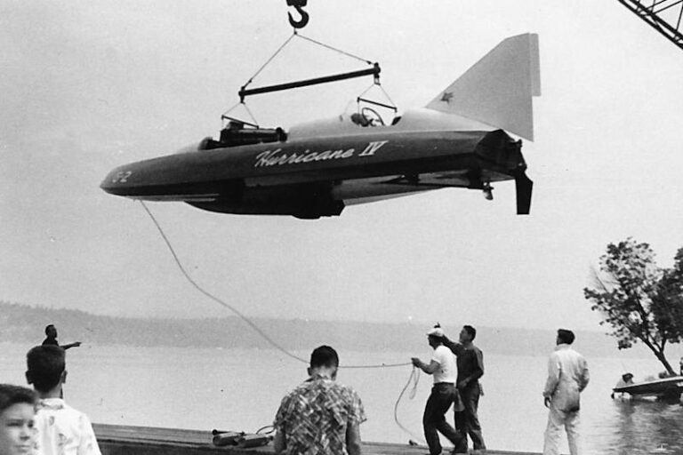 1951 Hurricane IV crane Seattle