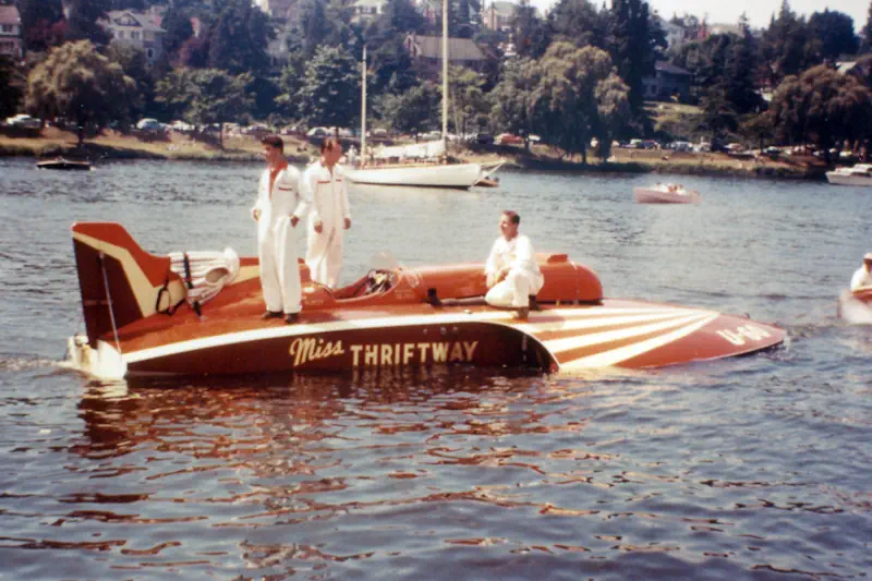 1955 MissThriftway with crew Seattle