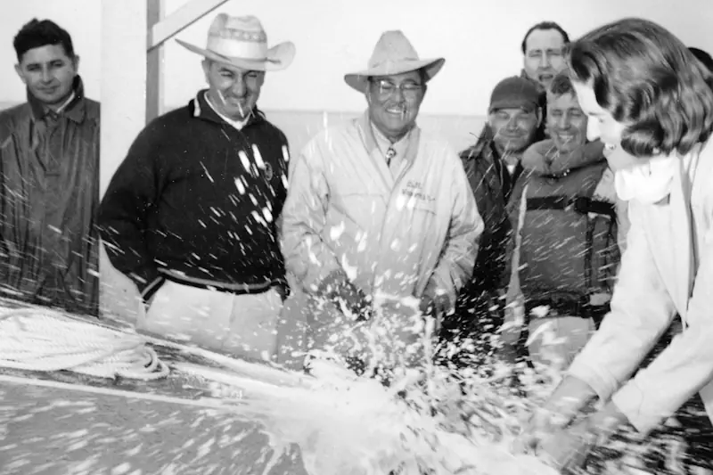 1959 Maverick Christening Bill Waggoner