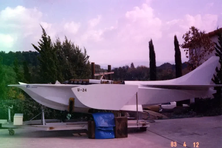 1983 U-24 painted white